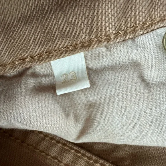 ULLA JOHNSON Flared Jeans Tan Size 23 - Picture 5 of 6